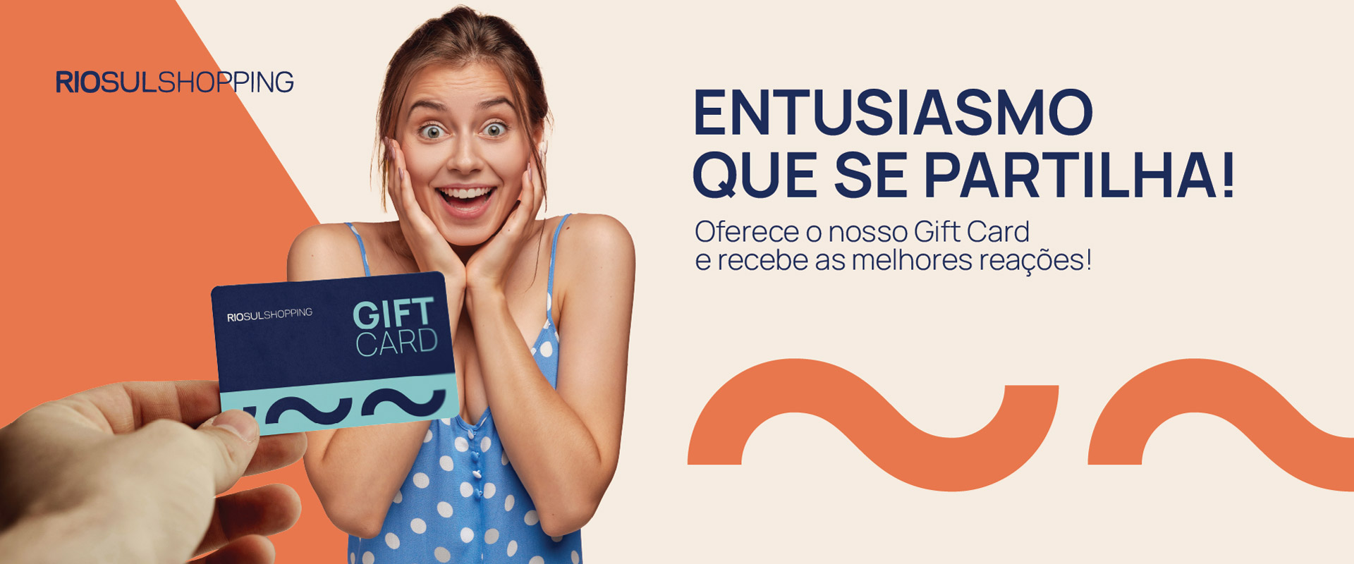 O presente ideal para qualquer ocasião: o Gift Card do RioSul Shopping!