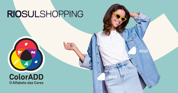 Combinar cores nunca foi tão fácil-Conheça o sistema ColorADD no RioSul Shopping!