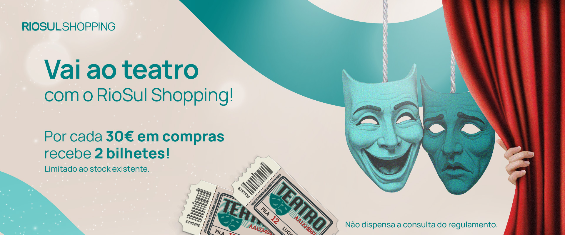 O Teatro Está de volta ao RioSul Shopping!
