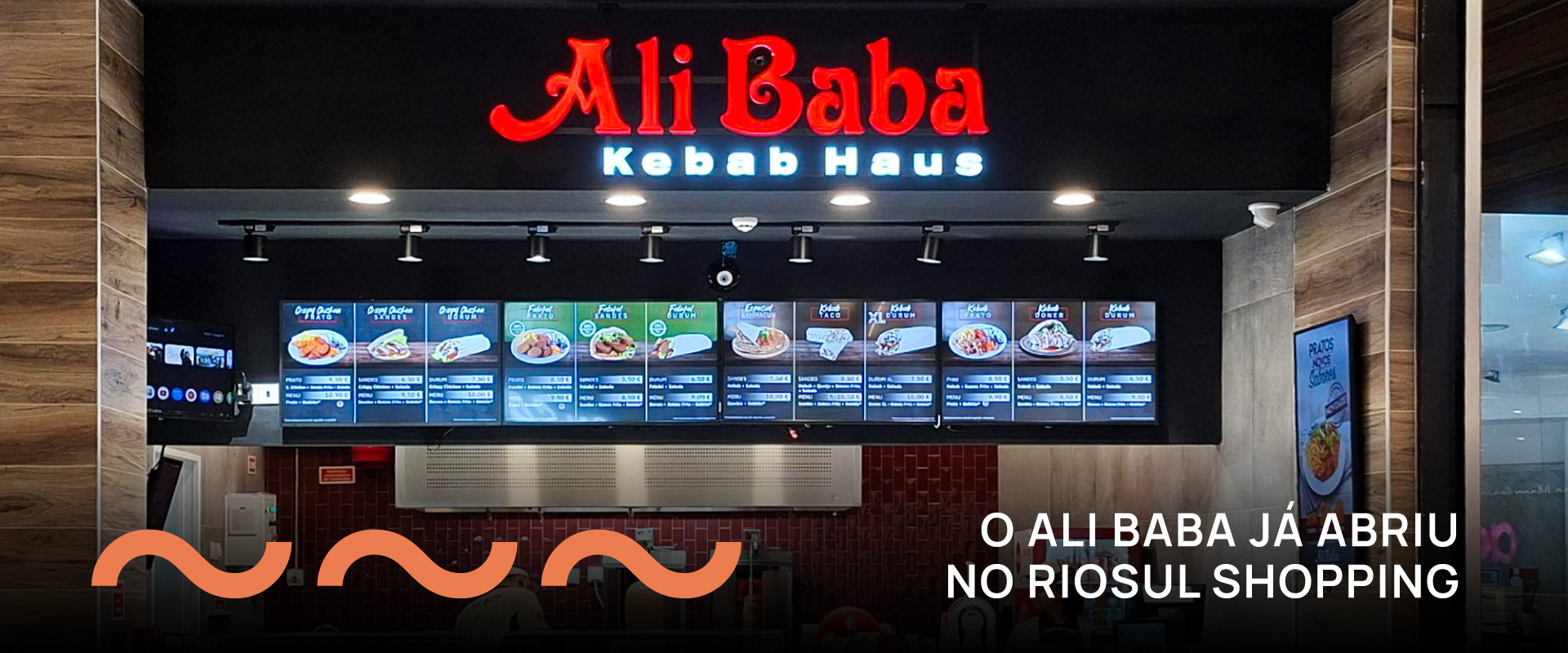 O Ali Baba já abriu no RioSul Shopping, no Seixal